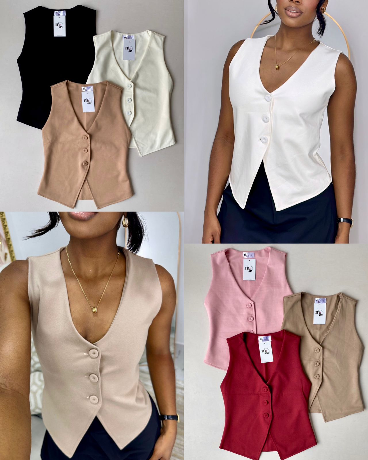 Chaleco Punto de Roma